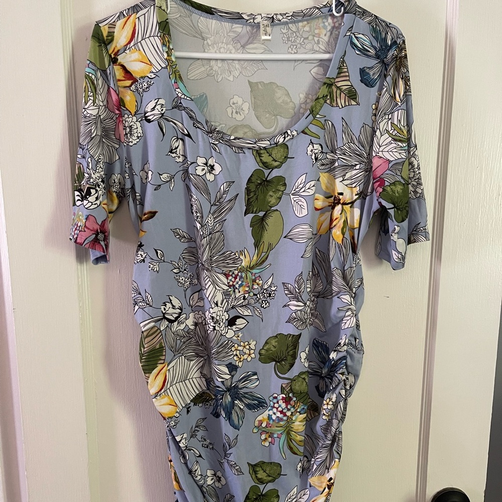Mother Bee Maternity floral dress XL